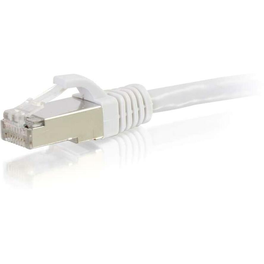 C2G 2ft Cat6 Snagless Shielded (STP) Ethernet Network Patch Cable - White