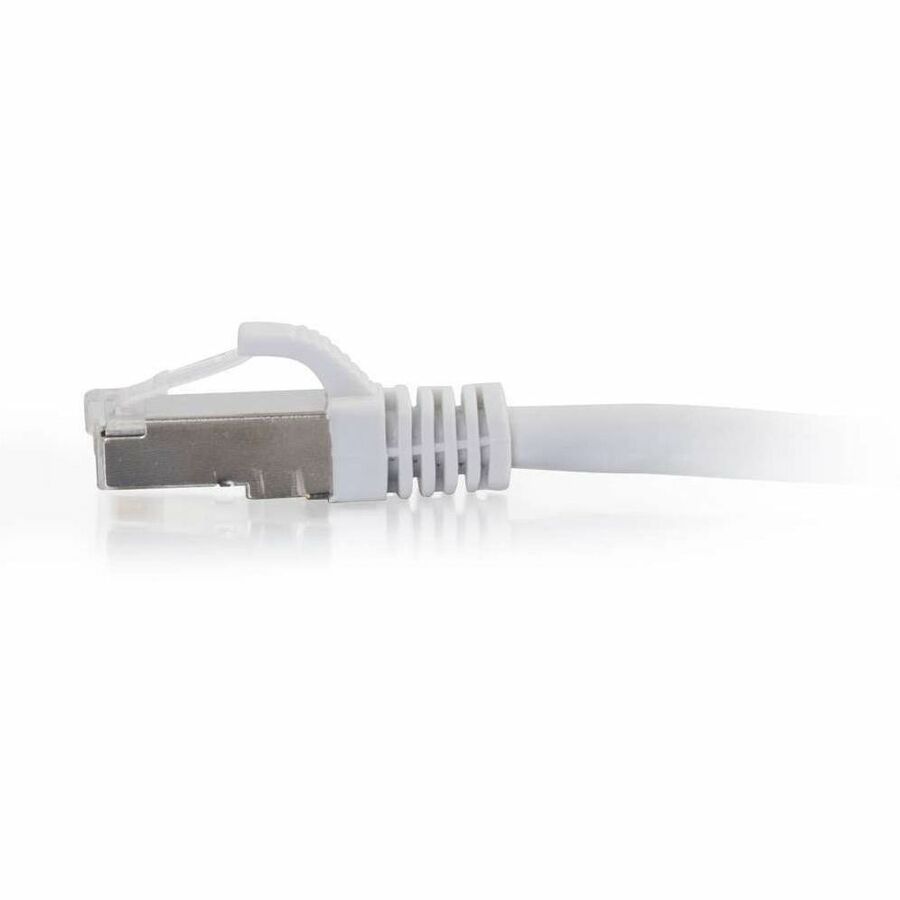 C2G 9ft Cat6 Snagless Shielded (STP) Network Patch Cable - White