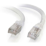 C2G 30ft Cat6 Snagless Shielded (STP) Network Patch Cable - White