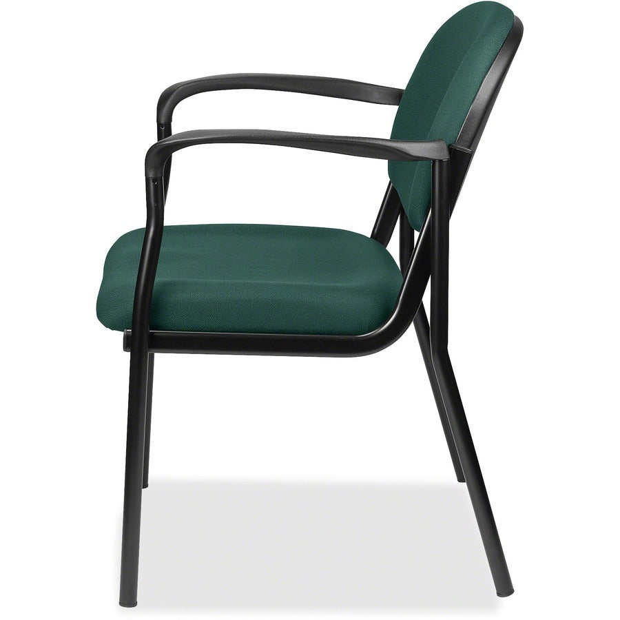 Eurotech Dakota 8011 Guest Chair - Chive Seat Color - Fabric Seat Material - Chive Back Color - Fabric Back Material - Steel Frame Material - Four-legged Base - Forte Chive - 1 Each