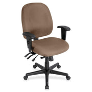 Eurotech 4x4 Task Chair, Malted Fabric Seat and Back, 5-Star Base, Adjustable Arms and Back, Ergonomic Design, 1 Each