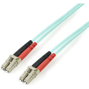 StarTech.com 3m 10 Gb Aqua Multimode 50/125 Duplex LSZH Fiber Patch Cable LC - LC