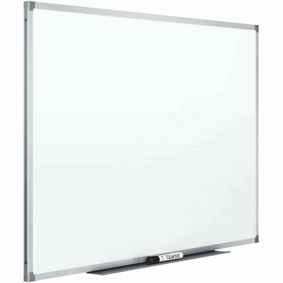 Mead Basic Dry-Erase Board - 72.6" (6.1 ft) Width x 48.6" (4.1 ft) Height - White Melamine Surface - Silver Aluminum Frame - Durable, Marker Tray - 1 Each
