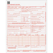 20 lb - 1 Part - 8.50" x 11" Form Size - White - Red Print Color - Paper - 500 / Pack