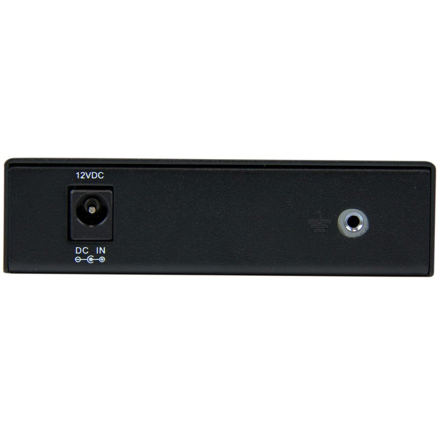 StarTech.com Gigabit Ethernet Fiber Media Converter with Open SFP Slot - 1 x Network (RJ-45) - Gigabit Ethernet - 10/100/1000Base-T - 1 x Expansion Slots - SFP (mini-GBIC) - 1 x SFP Slots - AC Adapter - Desktop - TAA Compliant