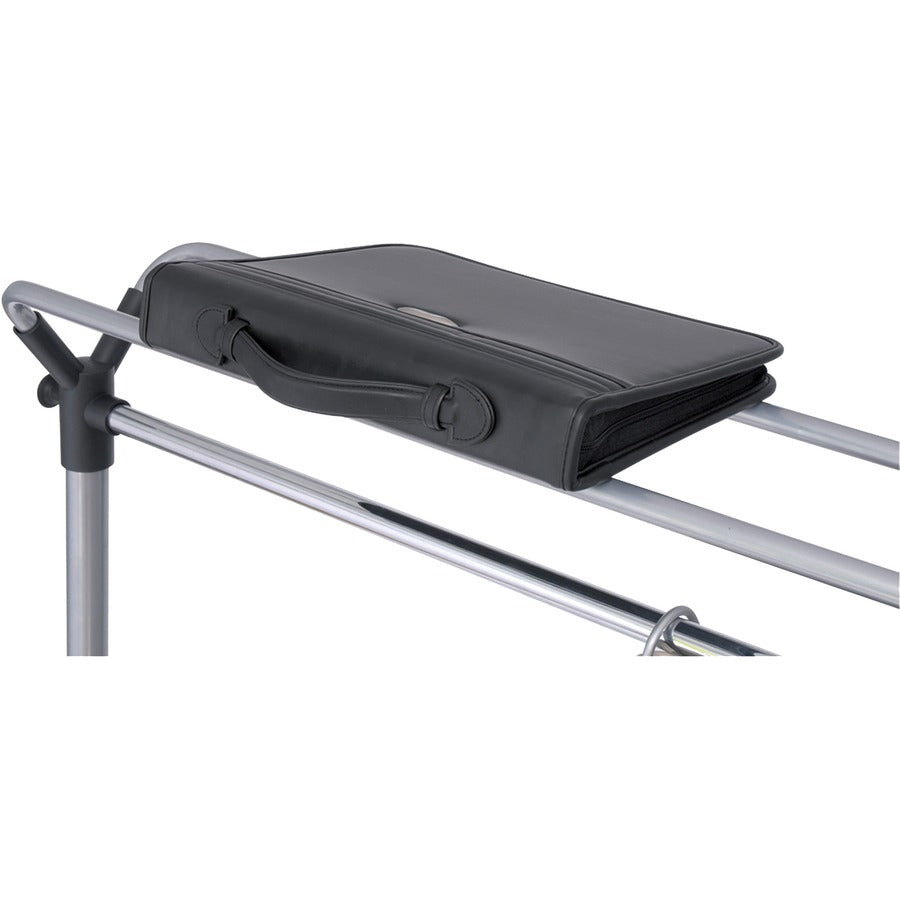 50 x Coat - 66.93" Height x 19.69" Width x 59.06" Length - Floor - Caster, Sturdy - Silver - Steel, Plastic - 1 Each
