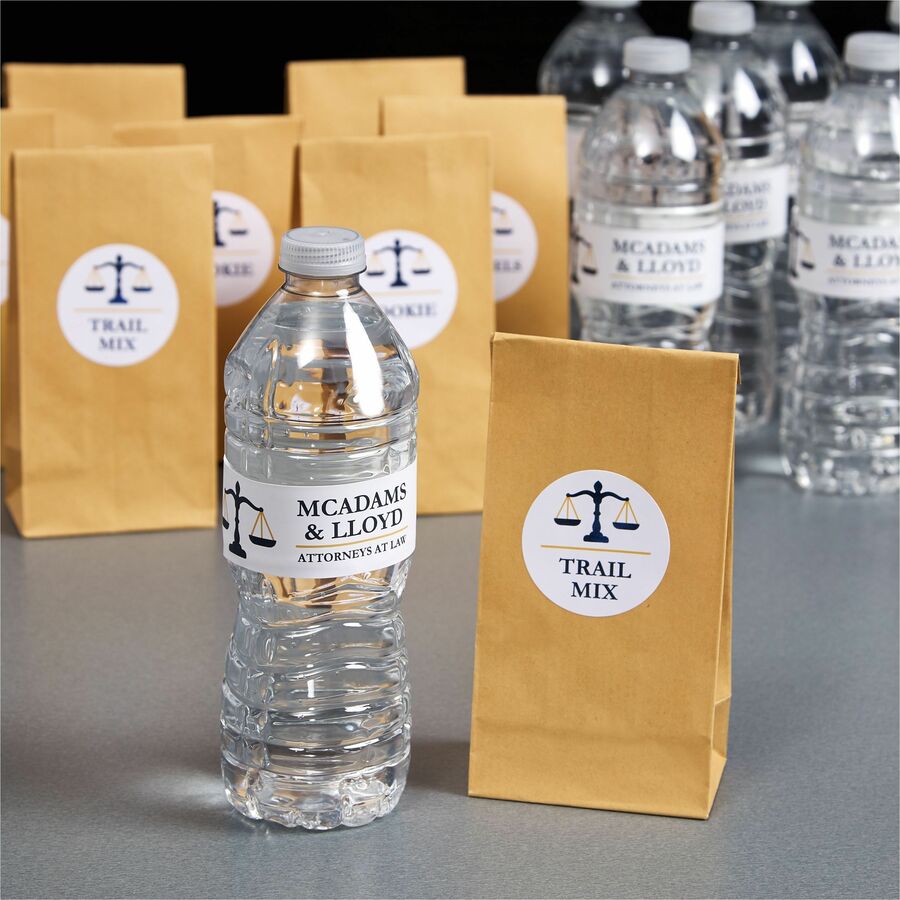 Avery&reg; Durable White Wraparound Labels9¾" x 1¼"