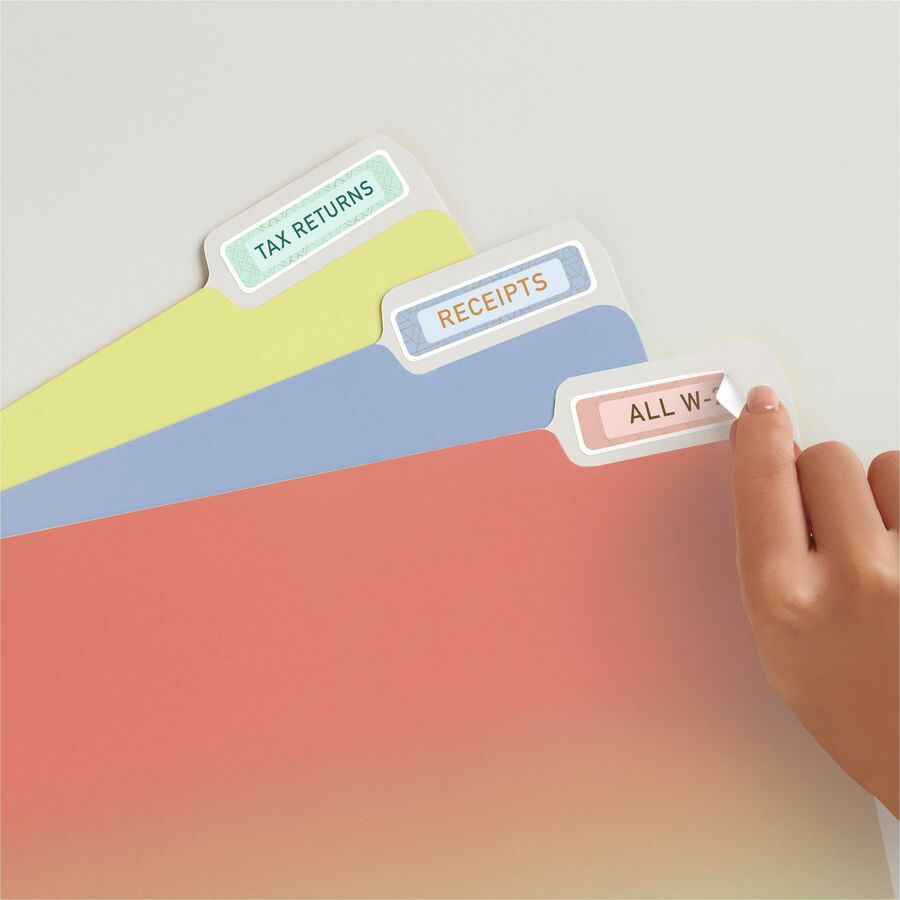 15/16" Width x 3 7/16" Length - Removable Adhesive - Rectangle - Inkjet, Laser - Matte - White - Paper - Jam Resistant, PVC-free, Removable, Reusable, Stick & Stay - 18 / Sheet - 25 Total Sheets - 450 Total Label(s) - 450 / Pack
