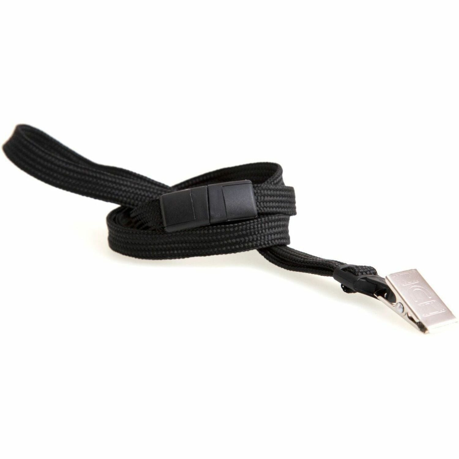 Clasp Attachment - 36" Length - Black - Nylon, Steel - 12 / Pack