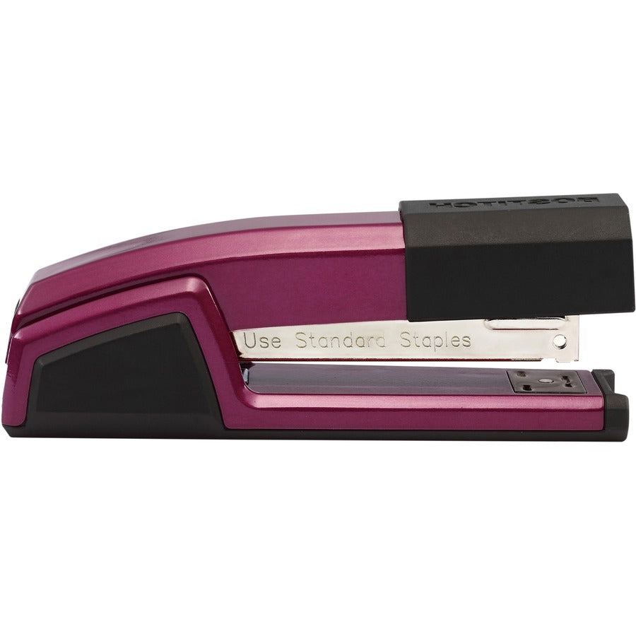 Bostitch Epic Antimicrobial Office Stapler - Staples Upto 25 Sheet - Holds Upto 210 Staple - Full Strip - Magenta - Rubber, Rubber, Metal - 1 Each