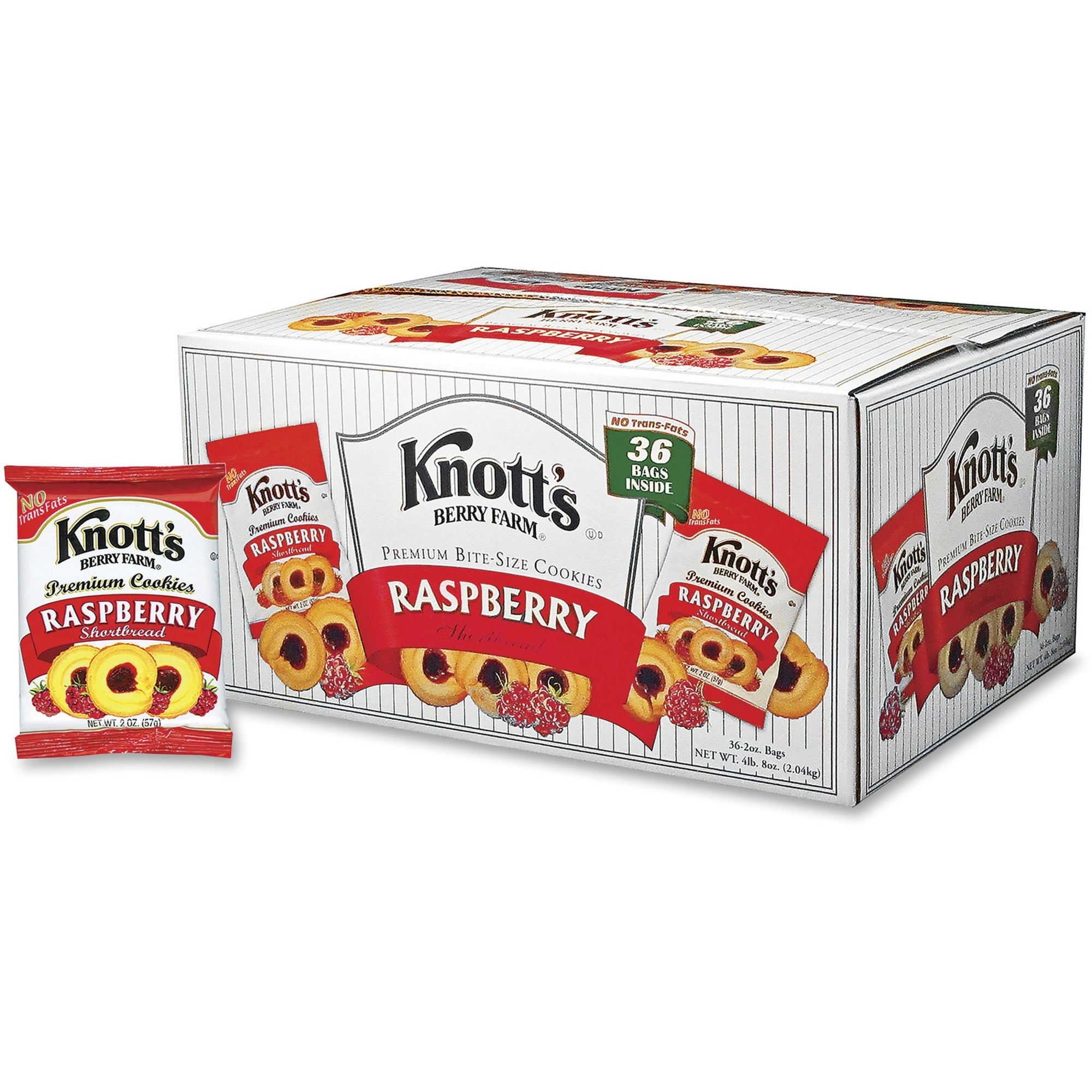 Raspberry - 1 Serving Bag - 2 oz - 36 / Carton