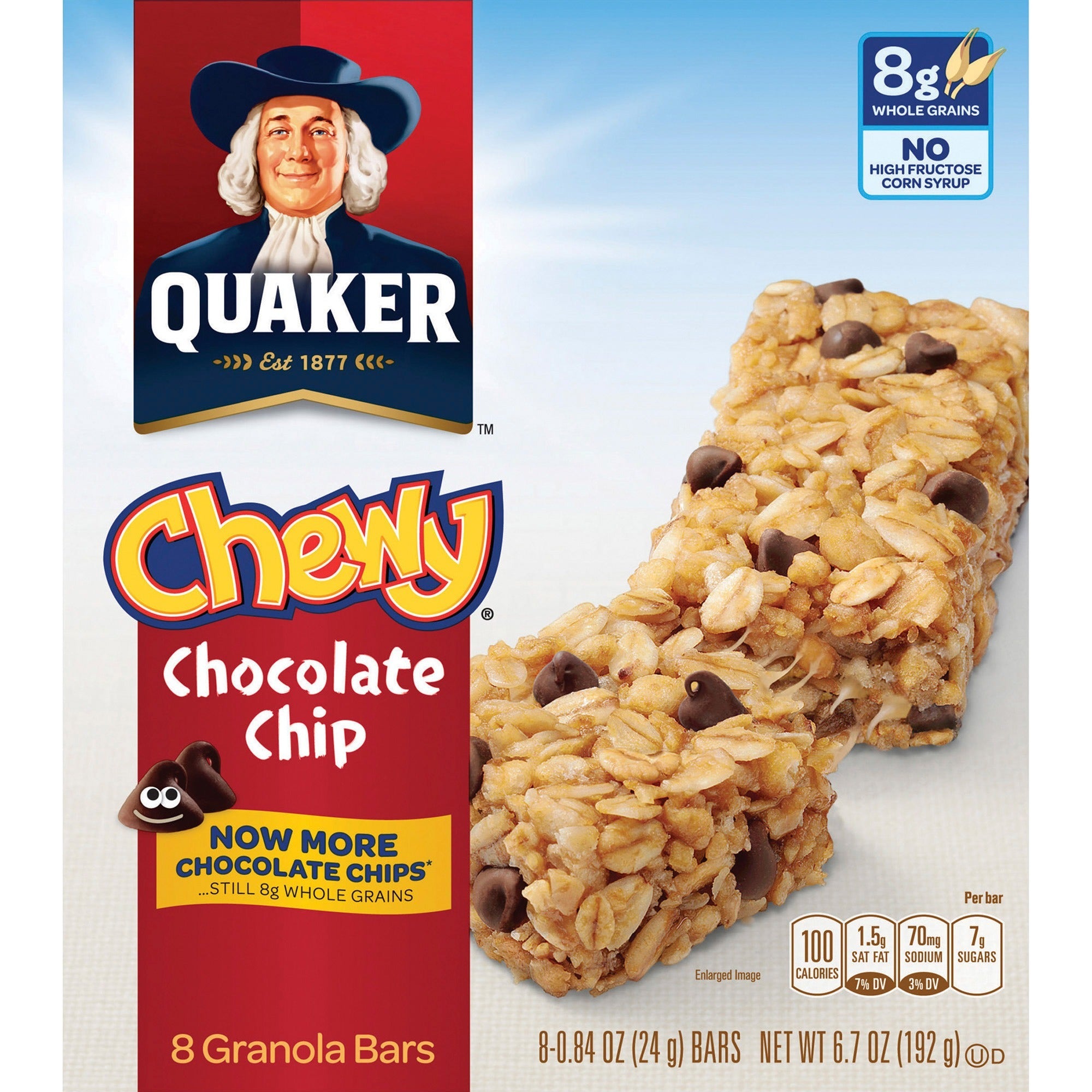 Individually Wrapped - Chocolate Chip - 6.70 oz - 8 / Box