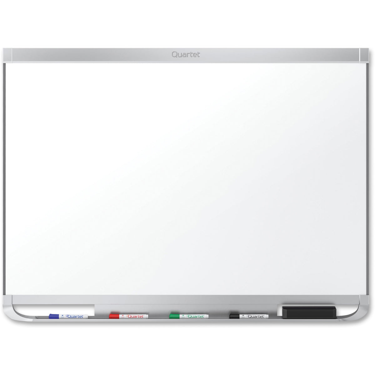 Quartet Prestige 2 DuraMax Magnetic Dry-Erase Board, 48"W x 36"H, White Porcelain Surface, Silver Aluminum Frame, Magnetic, Dent, Scratch, Stain and Ghost-Resistant, Recyclable, TAA Compliant