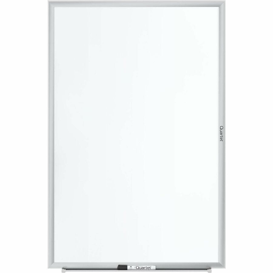 Quartet Classic Magnetic Whiteboard - 24" (2 ft) Width x 18" (1.5 ft) Height - White Painted Steel Surface - Silver Aluminum Frame - Horizontal/Vertical - Magnetic - 1 Each