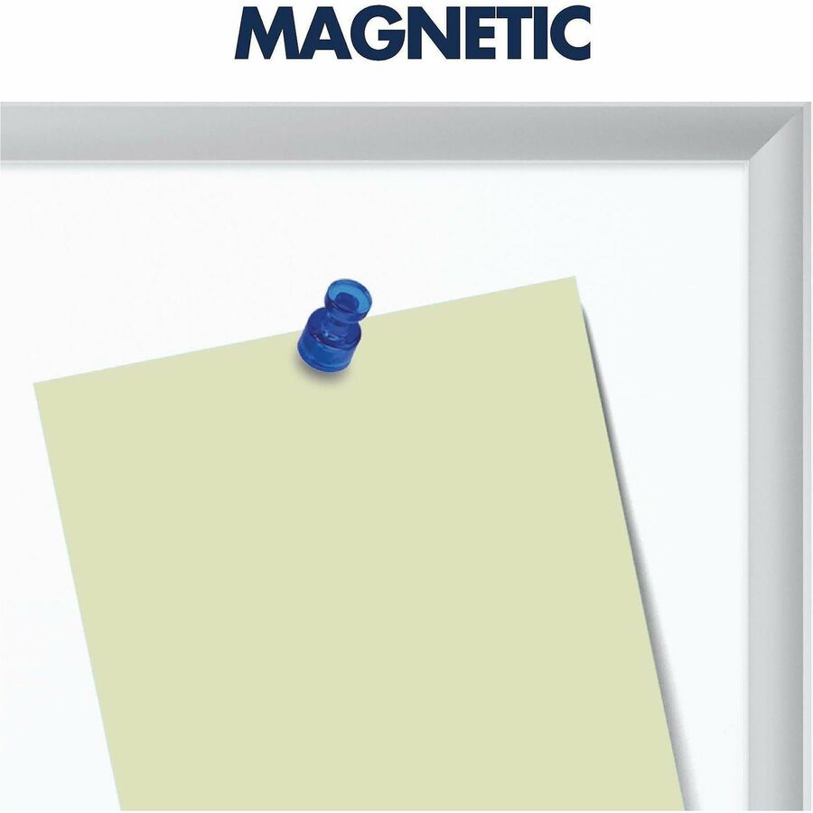 Quartet Classic Magnetic Whiteboard - 24" (2 ft) Width x 18" (1.5 ft) Height - White Painted Steel Surface - Silver Aluminum Frame - Horizontal/Vertical - Magnetic - 1 Each
