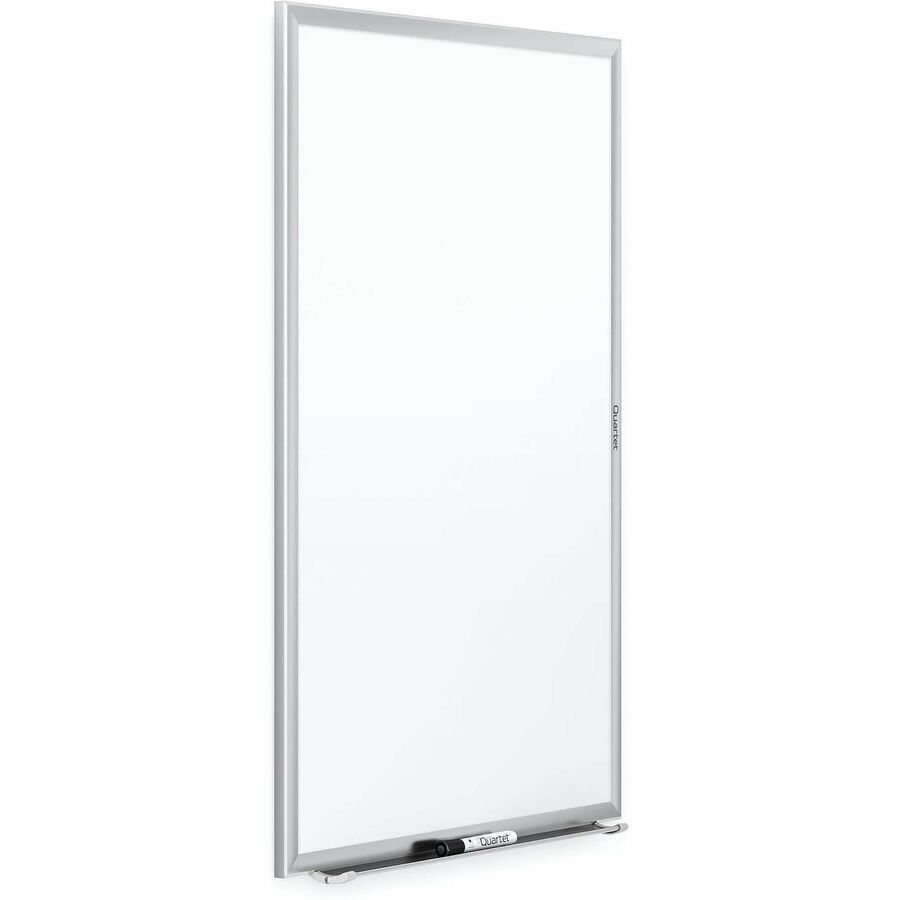 Quartet Classic Magnetic Whiteboard - 24" (2 ft) Width x 18" (1.5 ft) Height - White Painted Steel Surface - Silver Aluminum Frame - Horizontal/Vertical - Magnetic - 1 Each