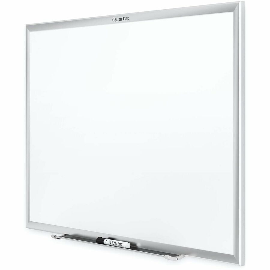 Quartet Classic Magnetic Whiteboard - 24" (2 ft) Width x 18" (1.5 ft) Height - White Painted Steel Surface - Silver Aluminum Frame - Horizontal/Vertical - Magnetic - 1 Each