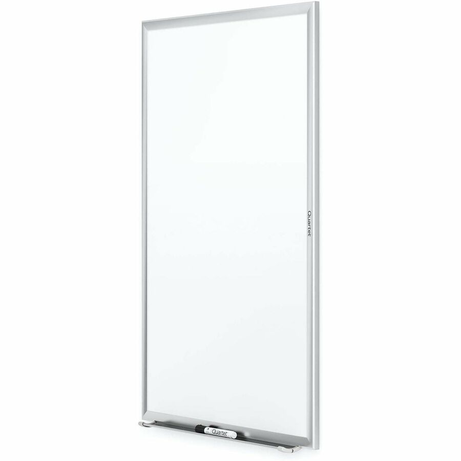 Quartet Classic Magnetic Whiteboard - 36" (3 ft) Width x 24" (2 ft) Height - White Painted Steel Surface - Silver Aluminum Frame - Horizontal/Vertical - Magnetic - 1 Each