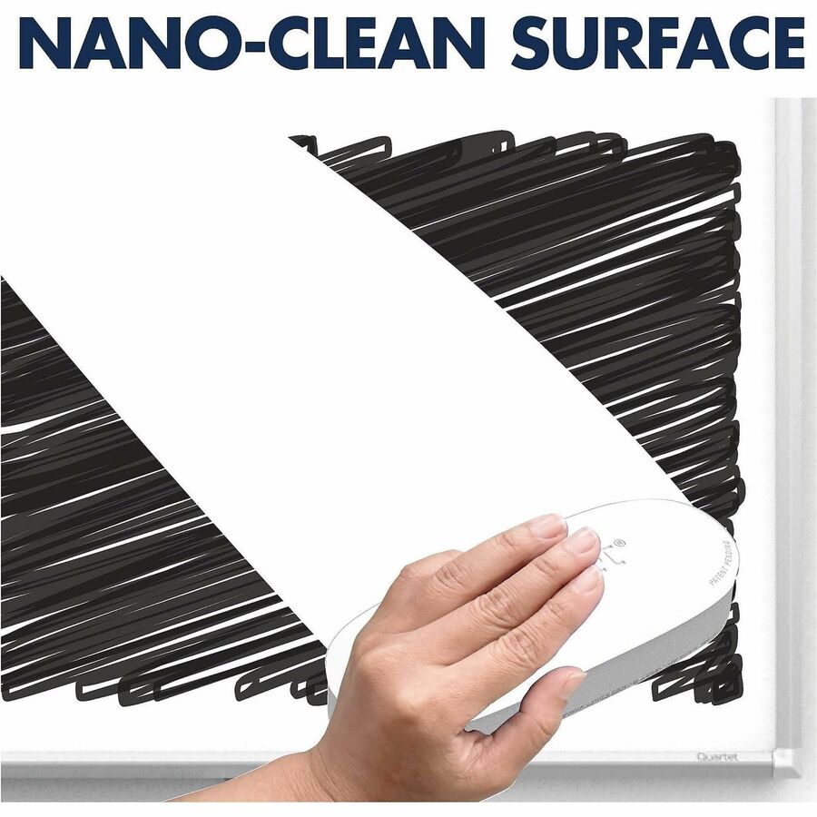 Quartet Classic Magnetic Whiteboard - 36" (3 ft) Width x 24" (2 ft) Height - White Painted Steel Surface - Silver Aluminum Frame - Horizontal/Vertical - Magnetic - 1 Each