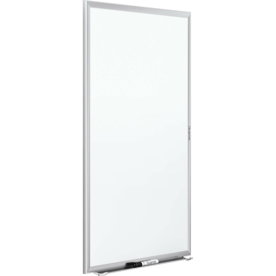 48" (4 ft) Width x 36" (3 ft) Height - White Painted Steel Surface - Silver Aluminum Frame - Horizontal/Vertical - Magnetic - 1 Each