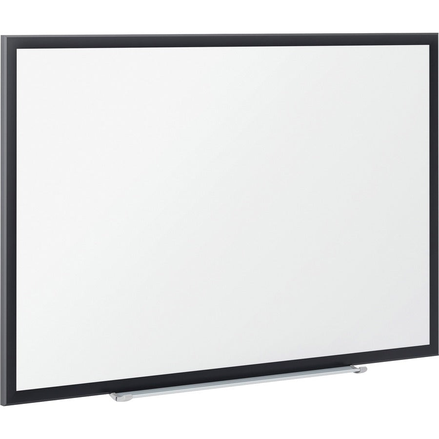 Quartet Classic Magnetic Whiteboard - 48" (4 ft) Width x 36" (3 ft) Height - White Painted Steel Surface - Black Aluminum Frame - Horizontal/Vertical - Magnetic - 1 Each