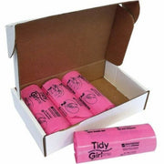 10" Length x 4" Width x 1.20 mil (30 Micron) Thickness - Pink - Plastic - Sanitary - Recycled - 1 Box