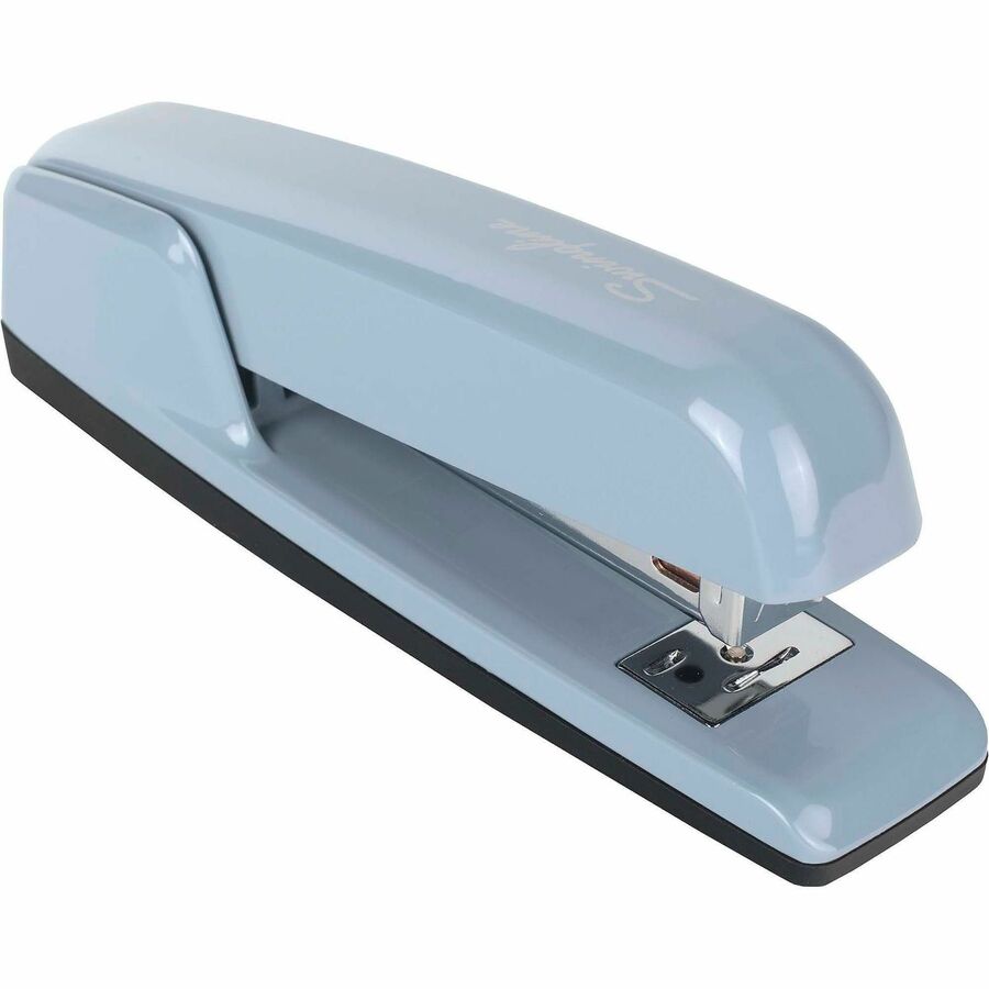 Swingline 747 Business Stapler, Full Strip, 25-Sheet Capacity, Holds 210 Staples, 0.25" Staple Size, Sky Blue, Metal, Die-Cast, 1 Each