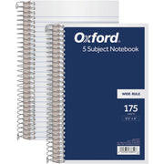 175 Sheets - Coilock - 15 lb Basis Weight - 6" x 9 1/2" Sheet Size - White Paper - Navy Cover - Acid-free, Unpunched, Divider - 1 Each