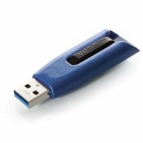128 GB - USB 3.0 - 175 MB/s Read Speed - 80 MB/s Write Speed - Blue, Black - Lifetime Warranty - 1 Each