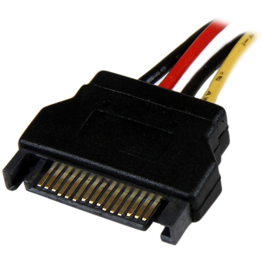 StarTech.com 12in SATA to Molex LP4 Power Cable Adapter - F/M