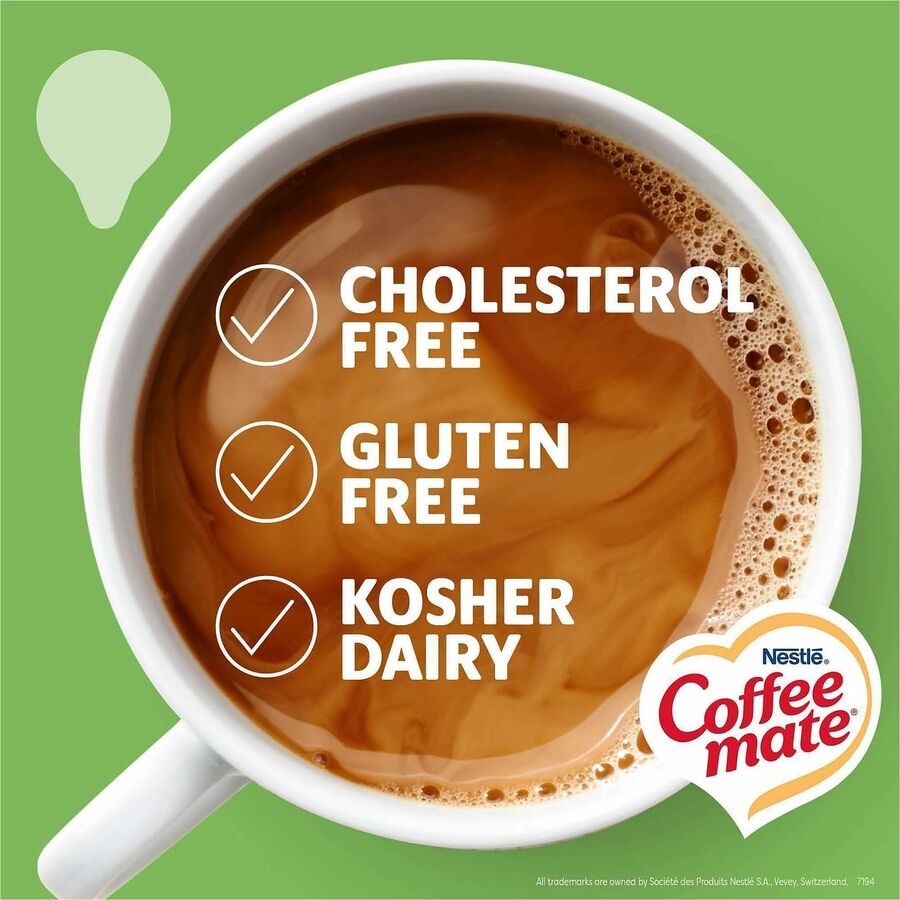 Coffee mate Irish Creme Nondairy Liquid Creamer Singles, Irish Cream Flavor, 0.38 fl oz (11 mL) Each, 50 Singles per Box