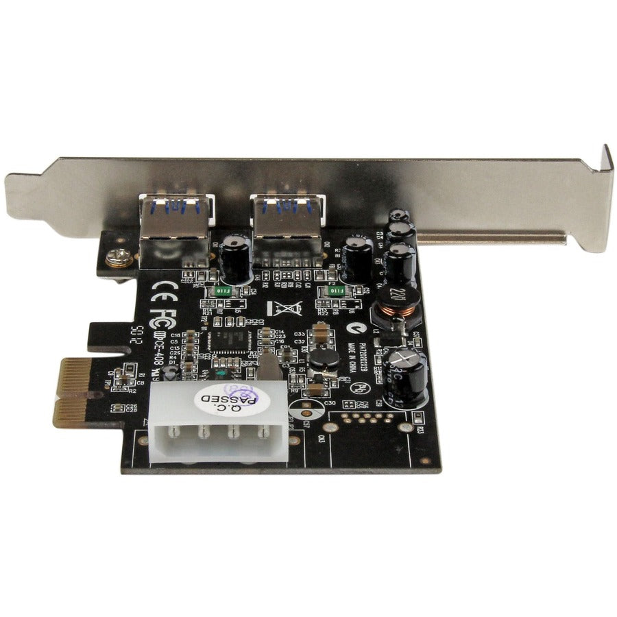 StarTech.com 2 Port PCI Express PCIe SuperSpeed (5Gbps) USB 3.0 Card Adapter with UASP