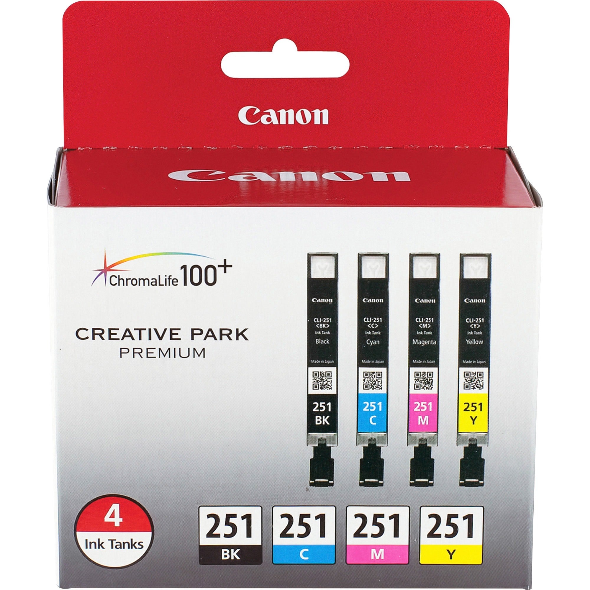 Inkjet - Black, Cyan, Magenta, Yellow - 4 / Pack