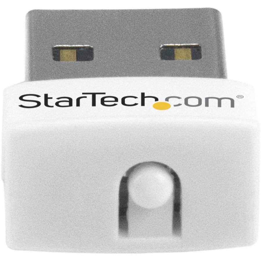 StarTech.com USB Wireless Adapter, IEEE 802.11n, Wi-Fi 4, USB, 150 Mbit/s, 2.4 GHz, 328.1 ft Indoor, 984.3 ft Outdoor, External, White, 1 Each