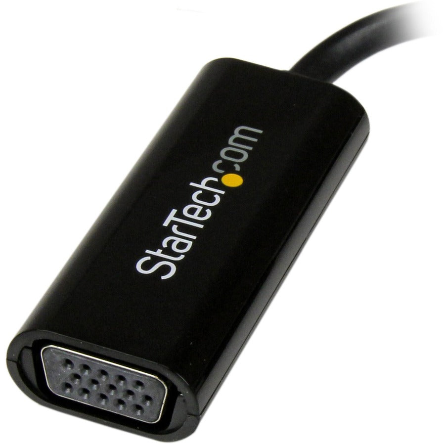 StarTech.com Slim USB 3.0 to VGA Video Adapter, 1920 x 1200 Resolution, Black, 1 Each