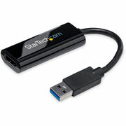 StarTech.com Slim USB 3.0 to HDMI Video Adapter, 1920 x 1200 Resolution, Black, 1 Each