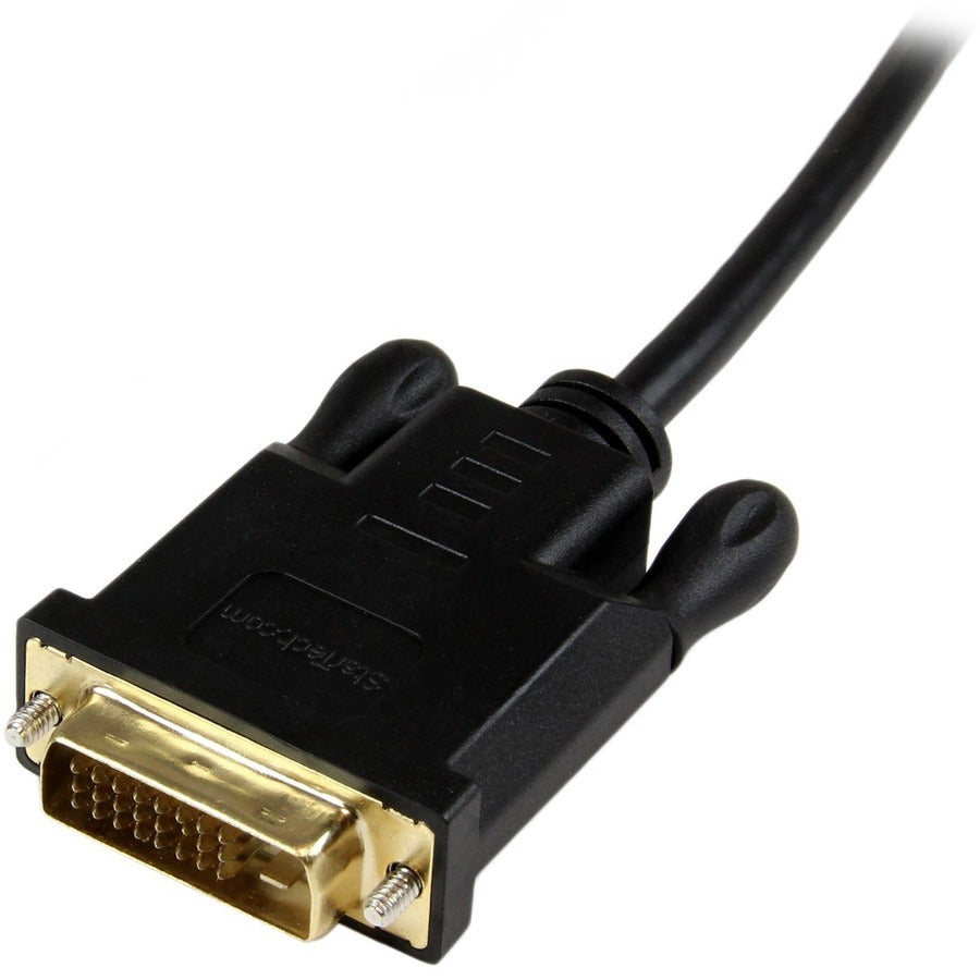 StarTech.com 3 ft Mini DisplayPort to DVI-D Video Cable Adapter, Male/Male, Black, Supports 1920 x 1200, 1 Each