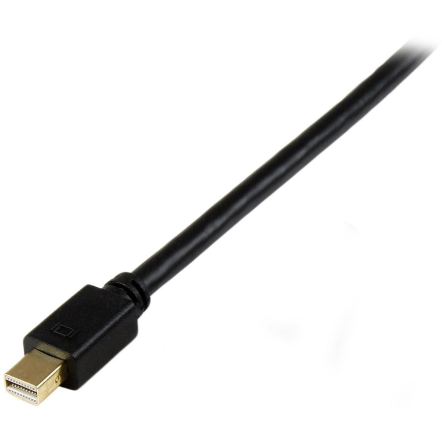 StarTech.com 6 ft Mini DisplayPort to DVI-D Video Cable Adapter, Male/Male, Black, 1 Each
