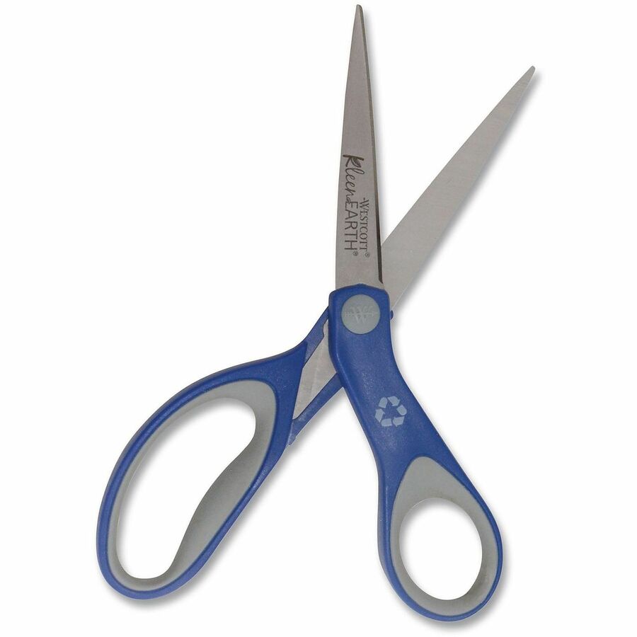 8" Overall Length - Left/Right - Stainless Steel - Straight Tip - Blue - 1 Each