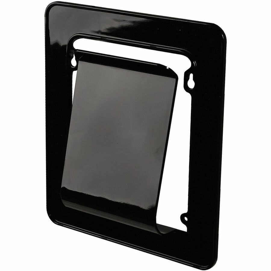 Deflecto Stand-Tall Wall File - 10.63" Height x 9.25" Width x 1.75" Depth - Break Resistant - Black - 1 Each