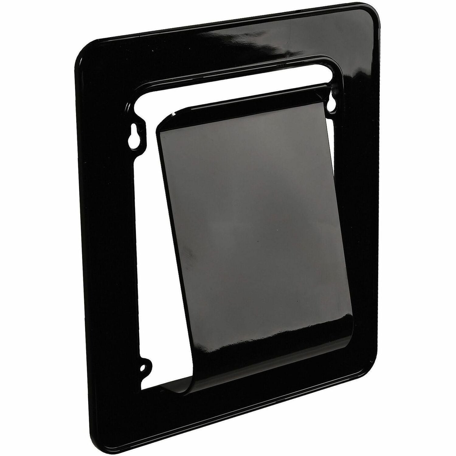 Deflecto Stand-Tall Wall File - 10.63" Height x 9.25" Width x 1.75" Depth - Break Resistant - Black - 1 Each