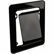 Deflecto Stand-Tall Wall File - 10.63" Height x 9.25" Width x 1.75" Depth - Break Resistant - Black - 1 Each