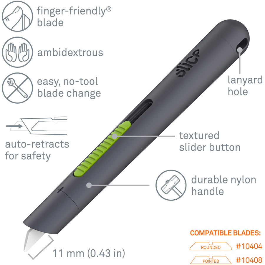 Slice Pen Cutter Auto-Retractable