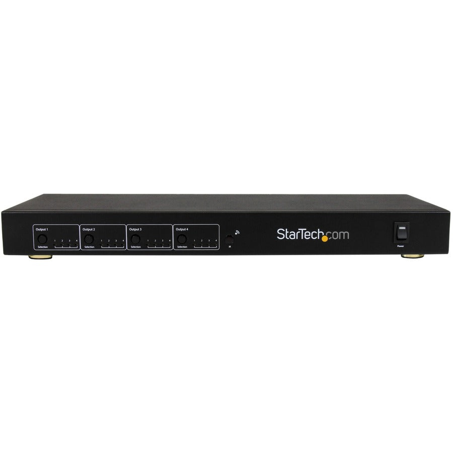 StarTech.com 4x4 HDMI Matrix Switcher and HDMI over HDBaseT CAT5 Extender - 230ft (70m) 1080p