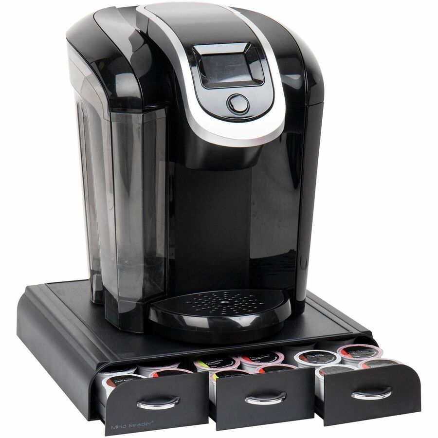 36 x Coffee Pod - 3 Drawer(s) - 13.50" Height x 13.25" Width x 3.25" Depth - Counter - Heat Resistant - 1 Each