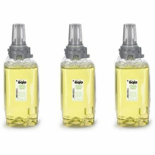 Gojo&reg; ADX-12 GingerCitrus Handwash Refill - Ginger Citrus Scent - 1.32 quart - Pump Bottle Dispenser - Kill Germs - Hand, Skin, Hair, Body - Moisturizing - Green - Bio-based - 1 Each