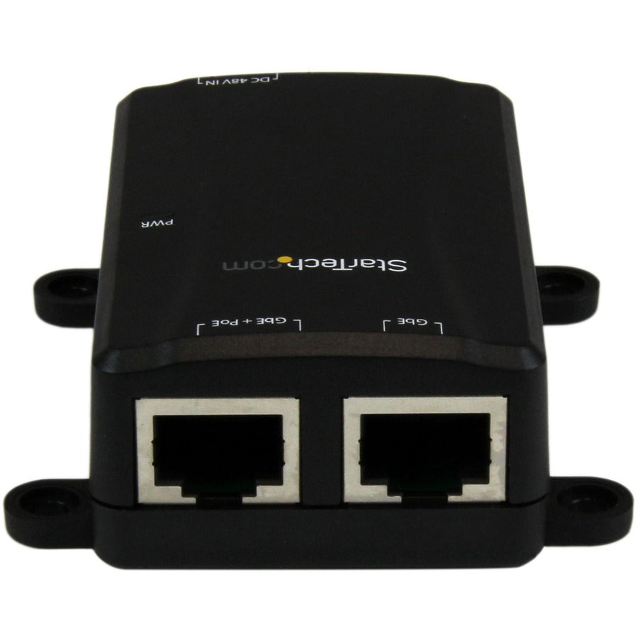 StarTech.com 1-Port Gigabit Midspan - PoE+ Injector - 802.3at and 802.3af - Wall-Mountable