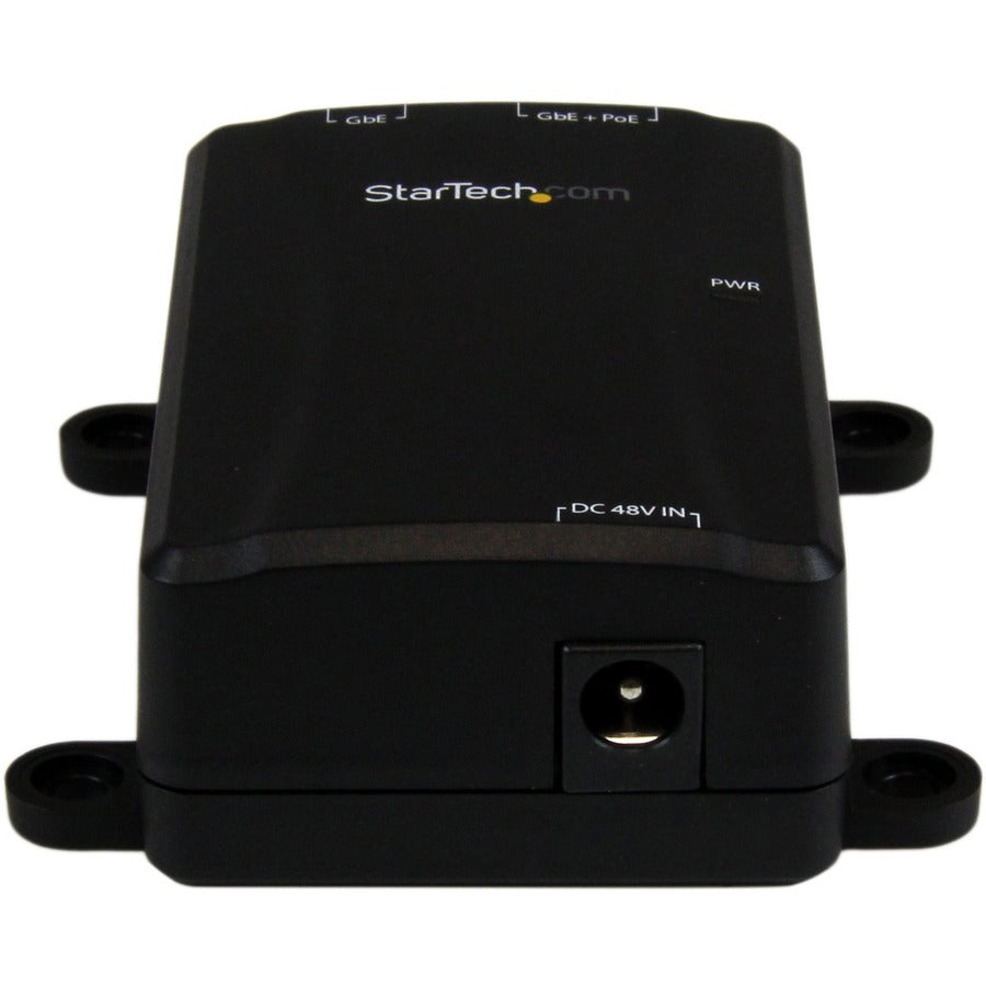 StarTech.com 1-Port Gigabit Midspan - PoE+ Injector - 802.3at and 802.3af - Wall-Mountable