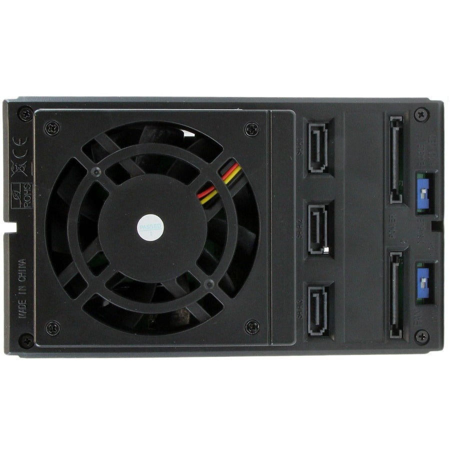 StarTech.com Drive Enclosure for 5.25" Serial Attached SCSI (SAS), SATA/600 - Serial ATA/600 Host Interface Internal - Black