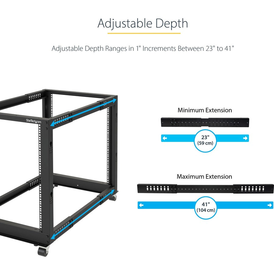 StarTech.com 4POSTRACK42 Rack Frame